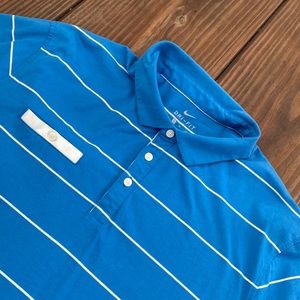 Nike Dri-Fit Performance Golf Shirt in Blue Size XL